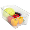 Tall Stackable Refrigerator Bin with Handle - 8 x 15 Inch